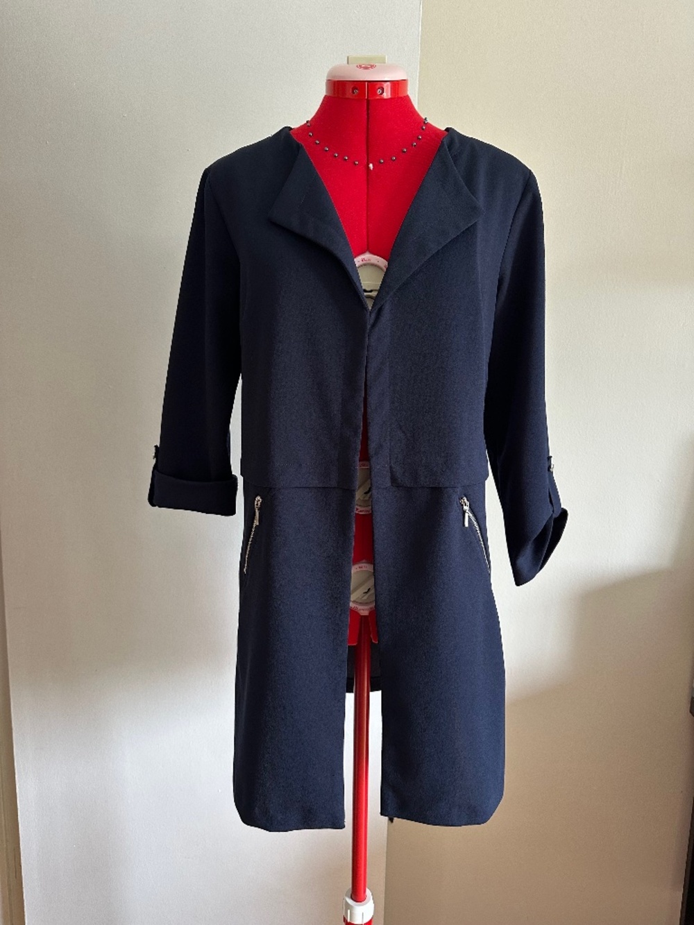Navy blue blazer by Soho apparel